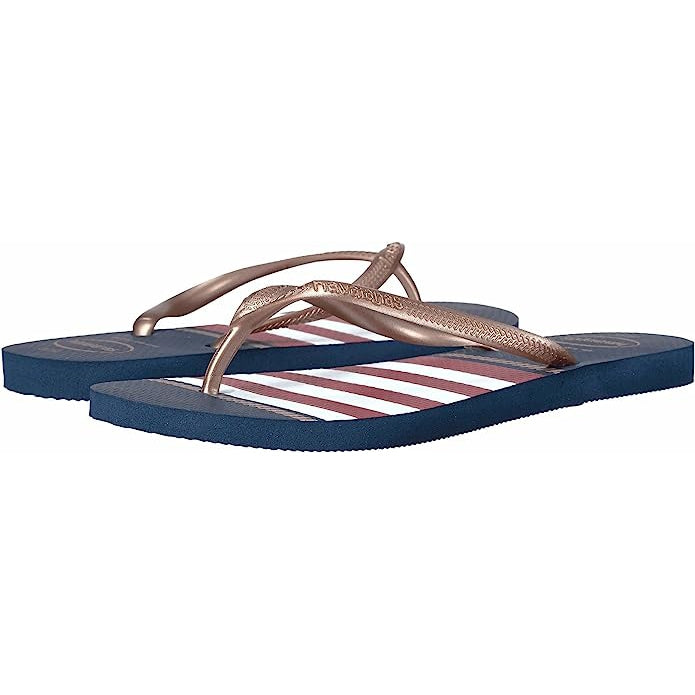 Women's Slim Nautical Flip Flop Sandal