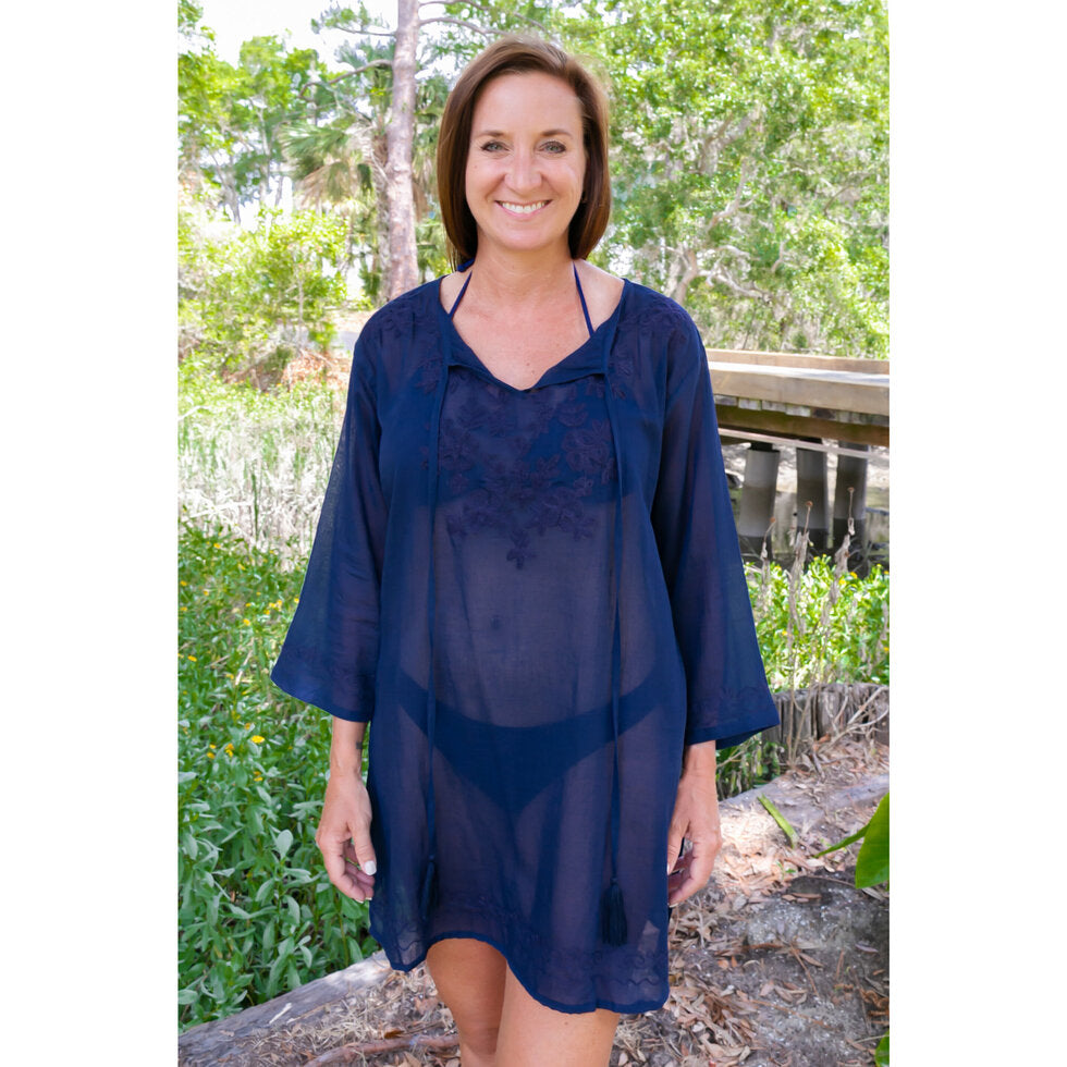 Erica Cover Up Navy / S
