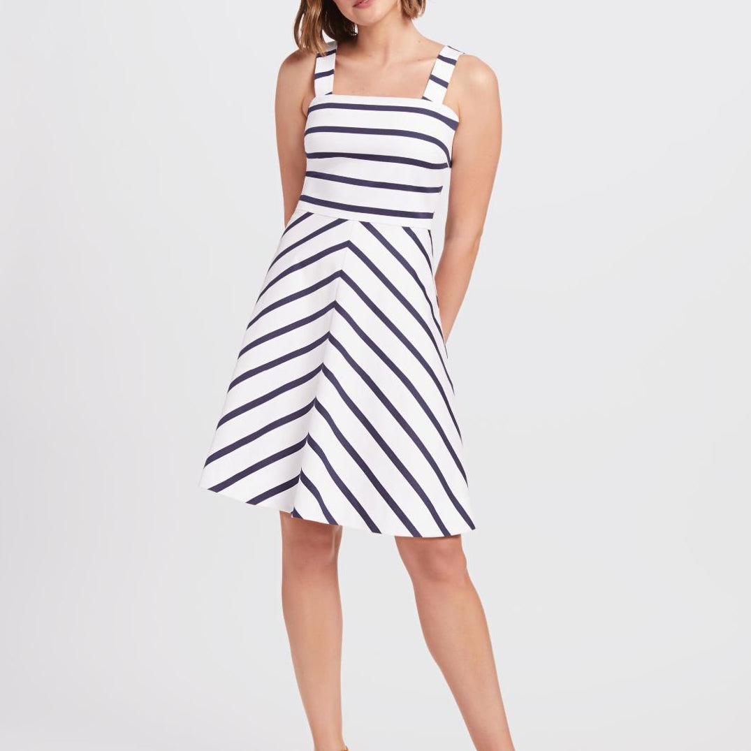 Stripe A-Line Dress