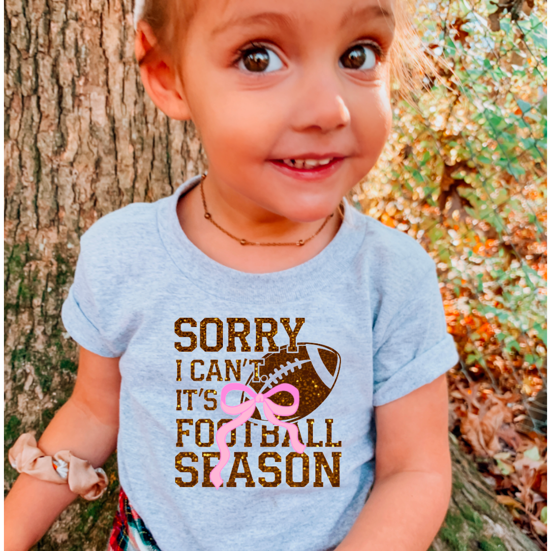 YOUTH Sorry I Can’t It’s Football Season T-Shirt