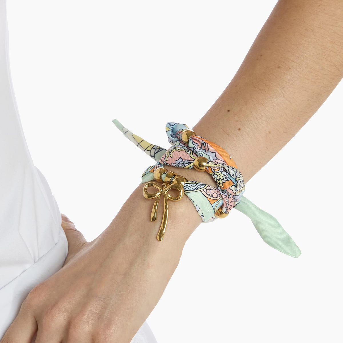 Tied with Love Adjustable Scarf Necklace