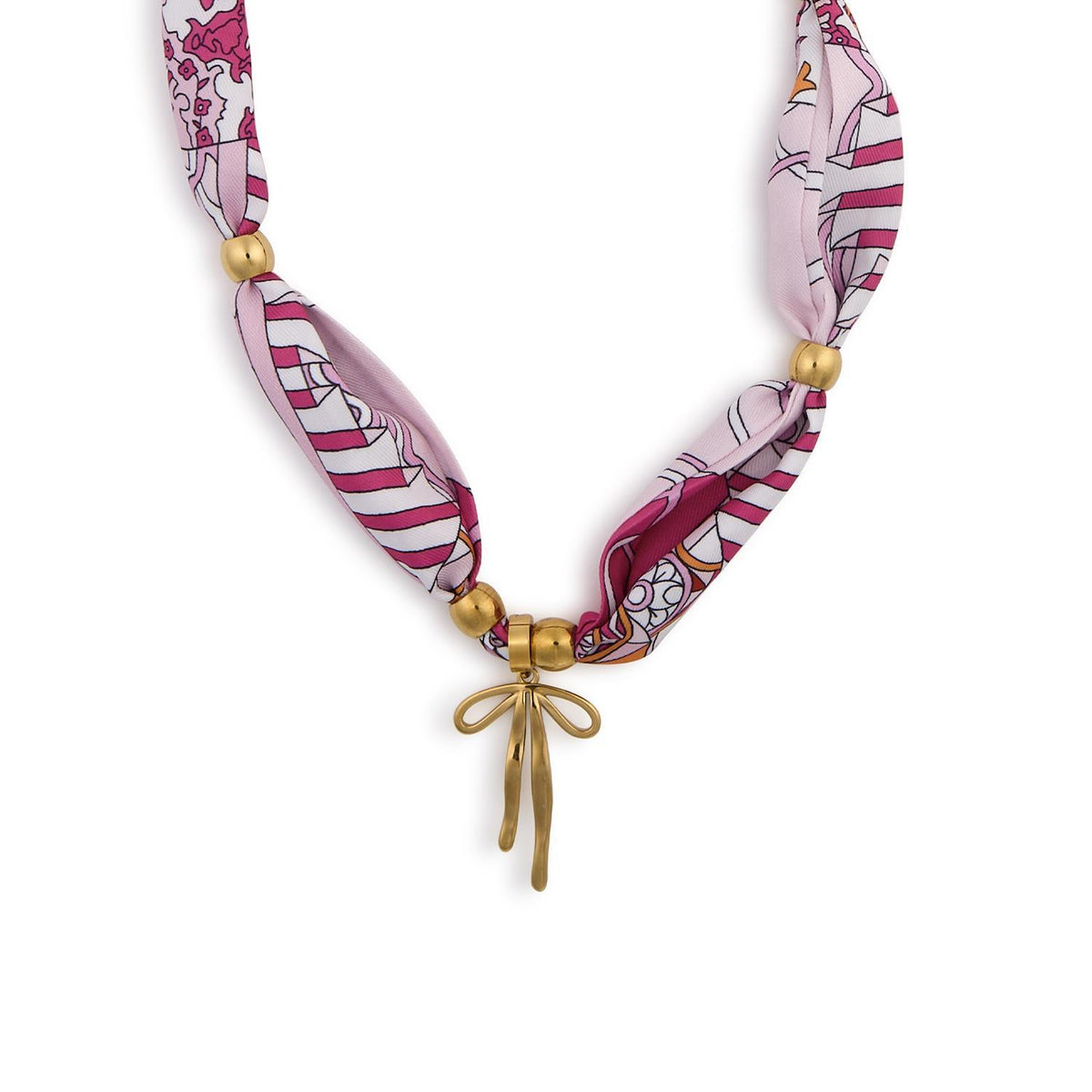 Tied with Love Adjustable Scarf Necklace