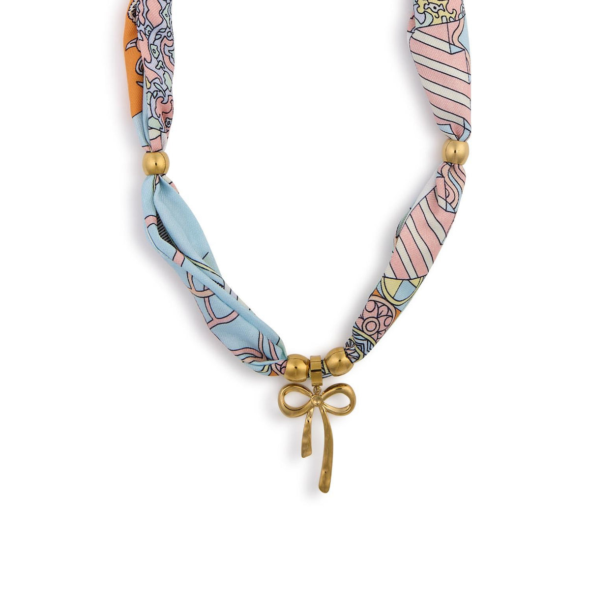 Tied with Love Adjustable Scarf Necklace