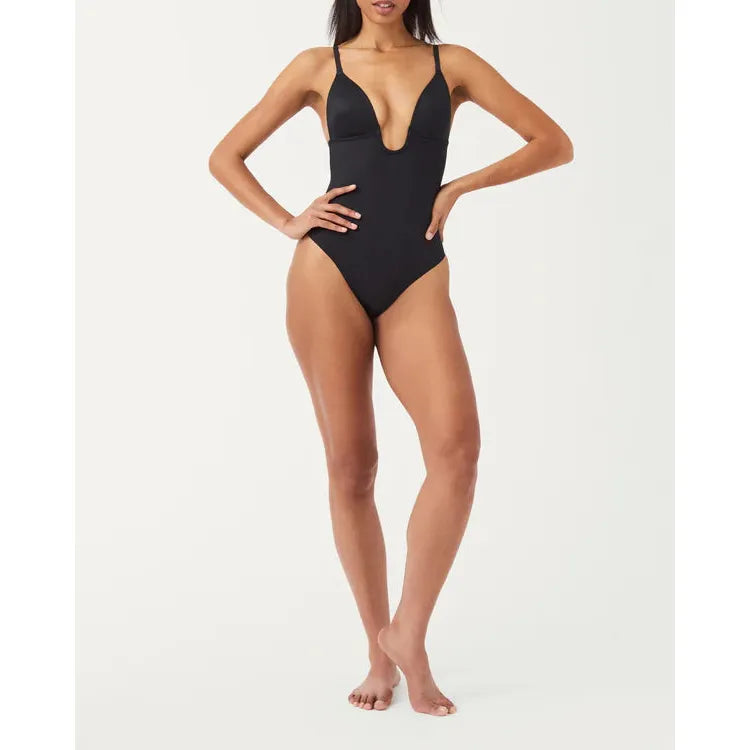 SPANXshape™ Suit Your Fancy Plunge Low Back Thong Bodysuit
