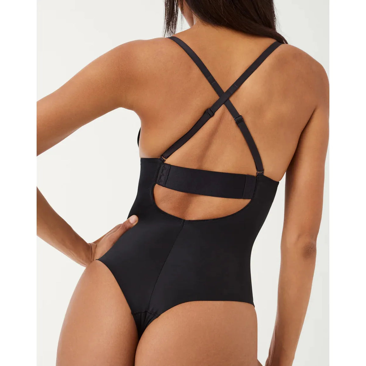 SPANXshape™ Suit Your Fancy Plunge Low Back Thong Bodysuit