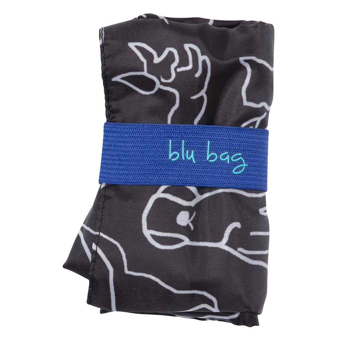 Dog and Cat blu Bag Reusable Shopper Tote