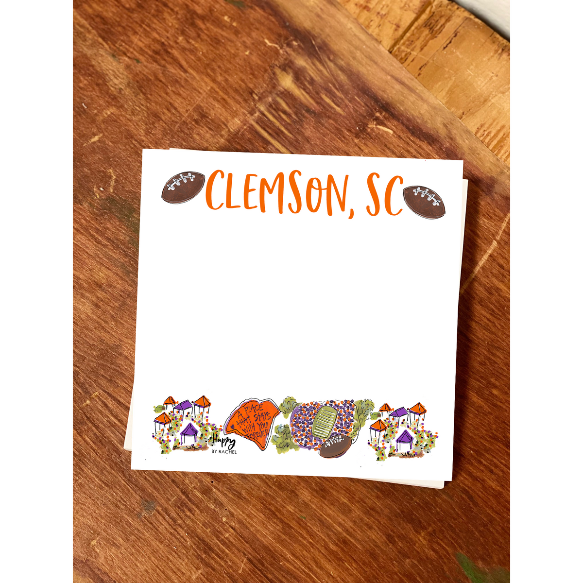 Clemson, SC Notepad