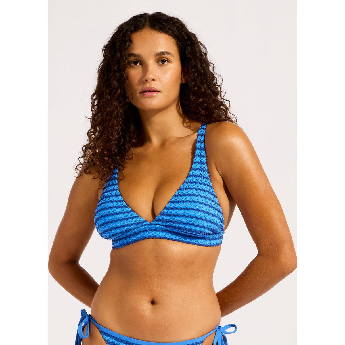 Mesh Effect Multi Fit Triangle Bikini Top
