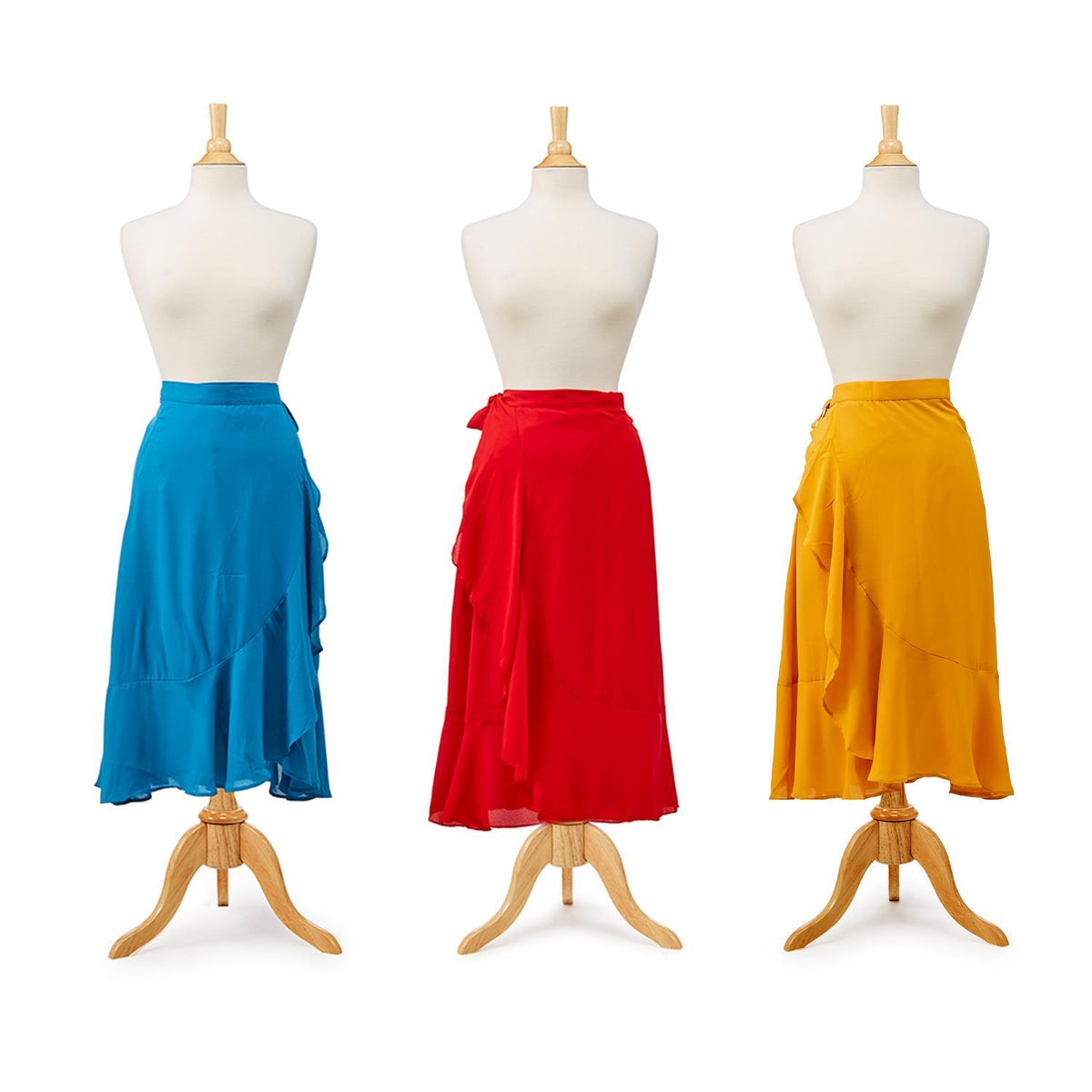 Ruffle Wrap Skirt