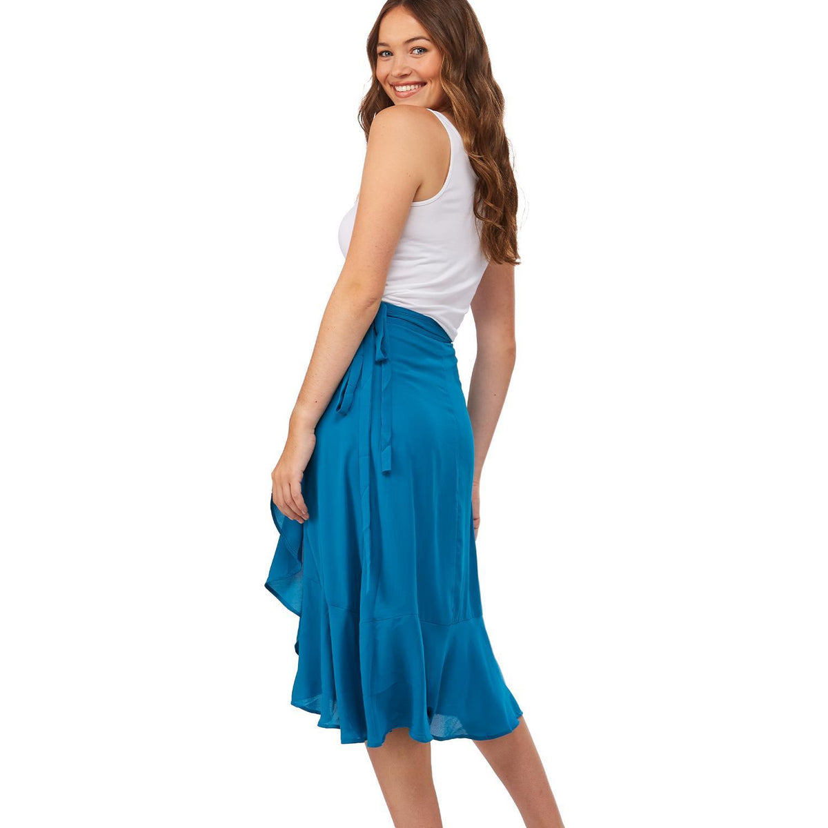 Ruffle Wrap Skirt