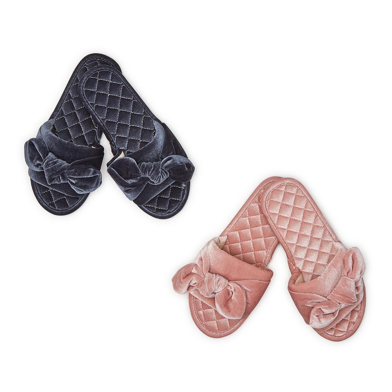 Victoria secret hot sale bow slippers