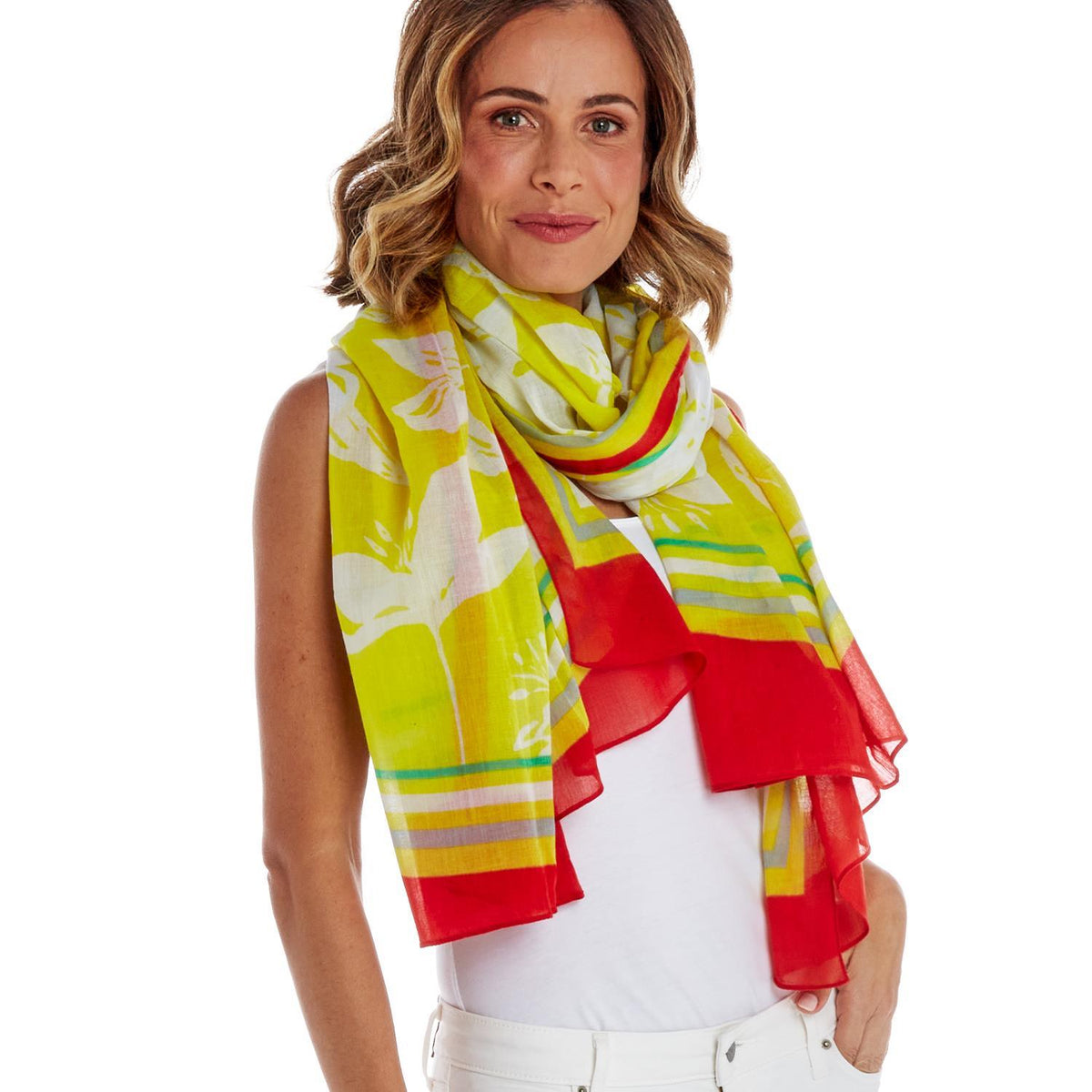 Blissful Brights Cotton Scarf
