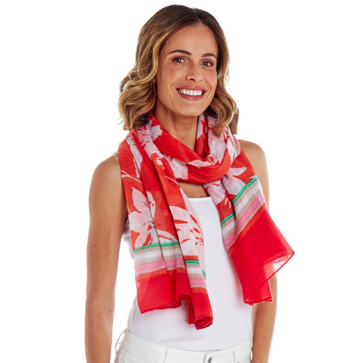 Blissful Brights Cotton Scarf