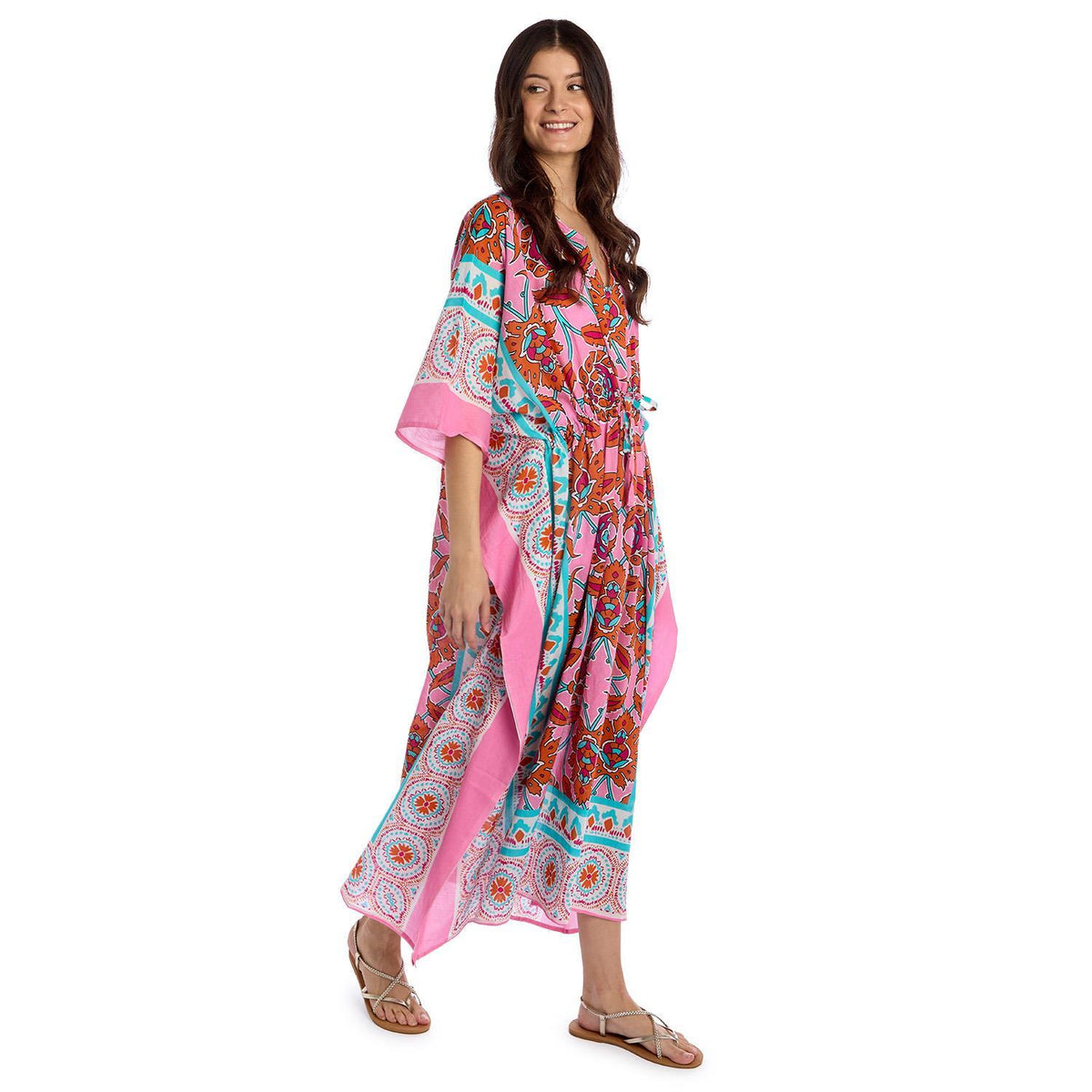 Wild Botanica Coral Caftan