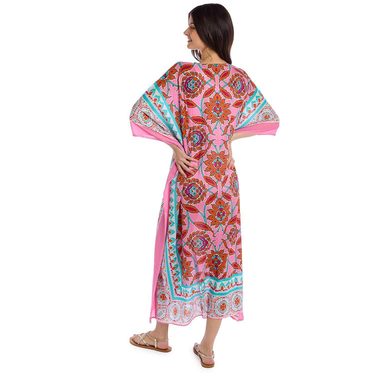 Wild Botanica Coral Caftan