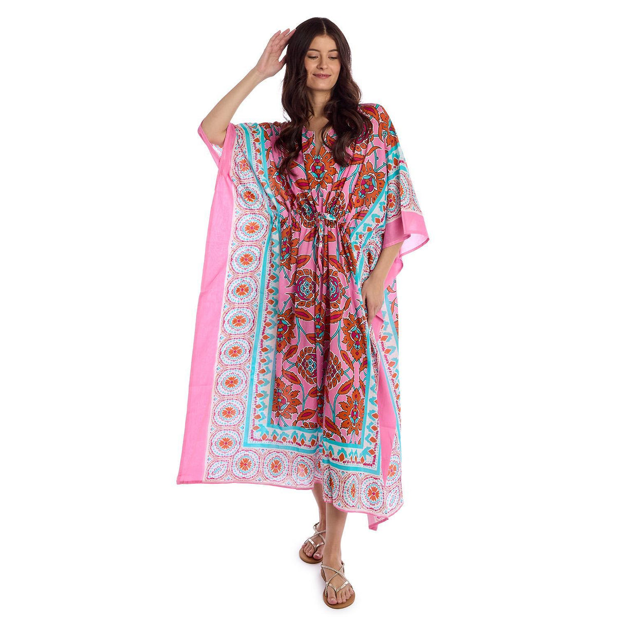 Wild Botanica Coral Caftan