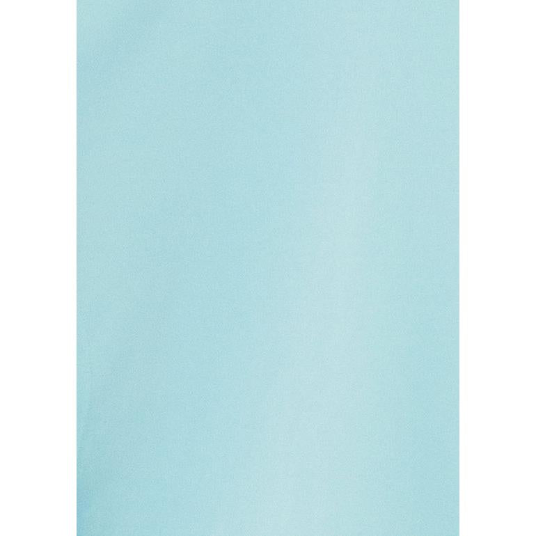 Aqua Short Sleeve Collar Dress