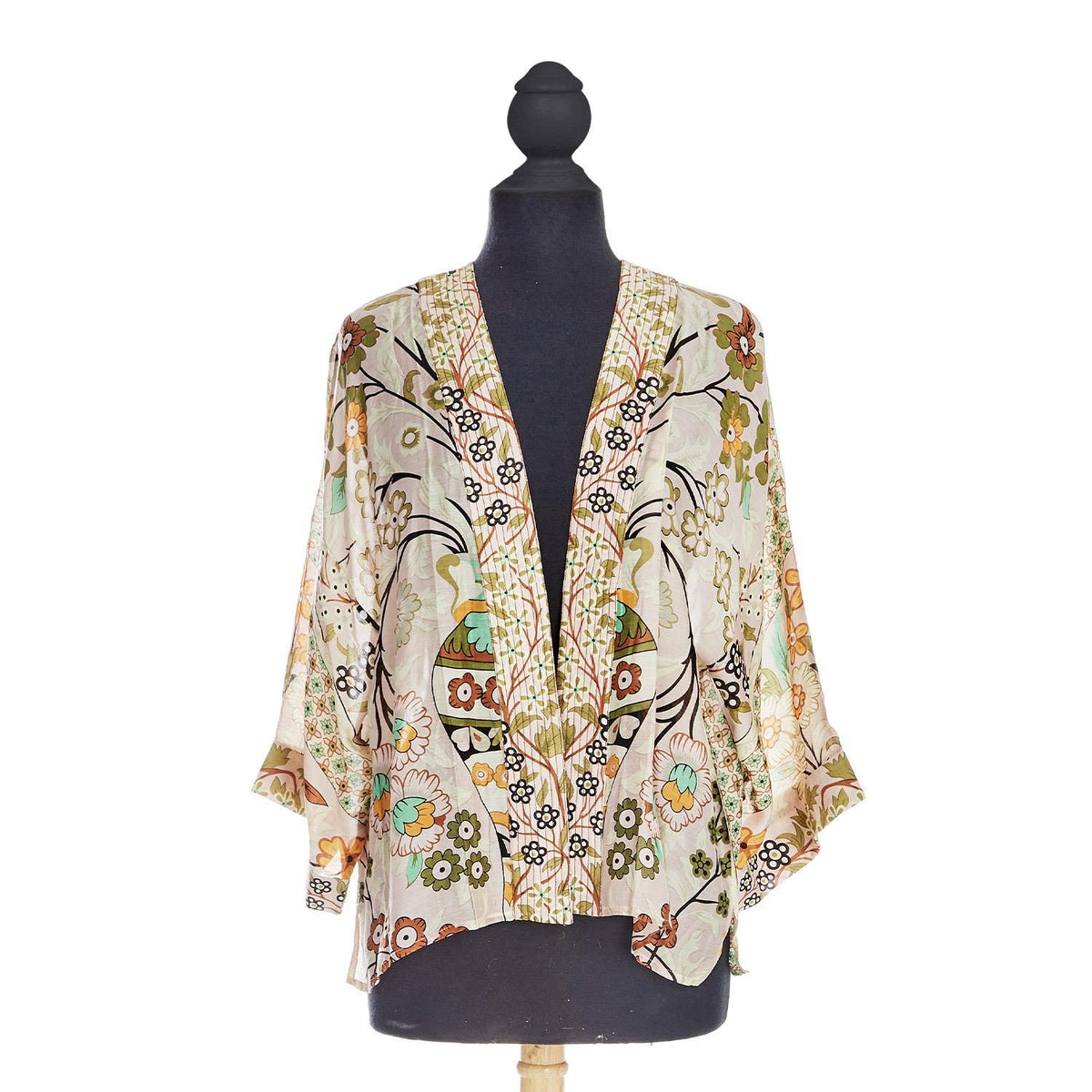 Floral Arch One Size Short Kimono