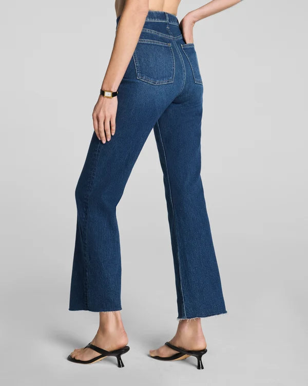 SPANXshape® Authentic 360 Raw Hem Kick Flare Jeans