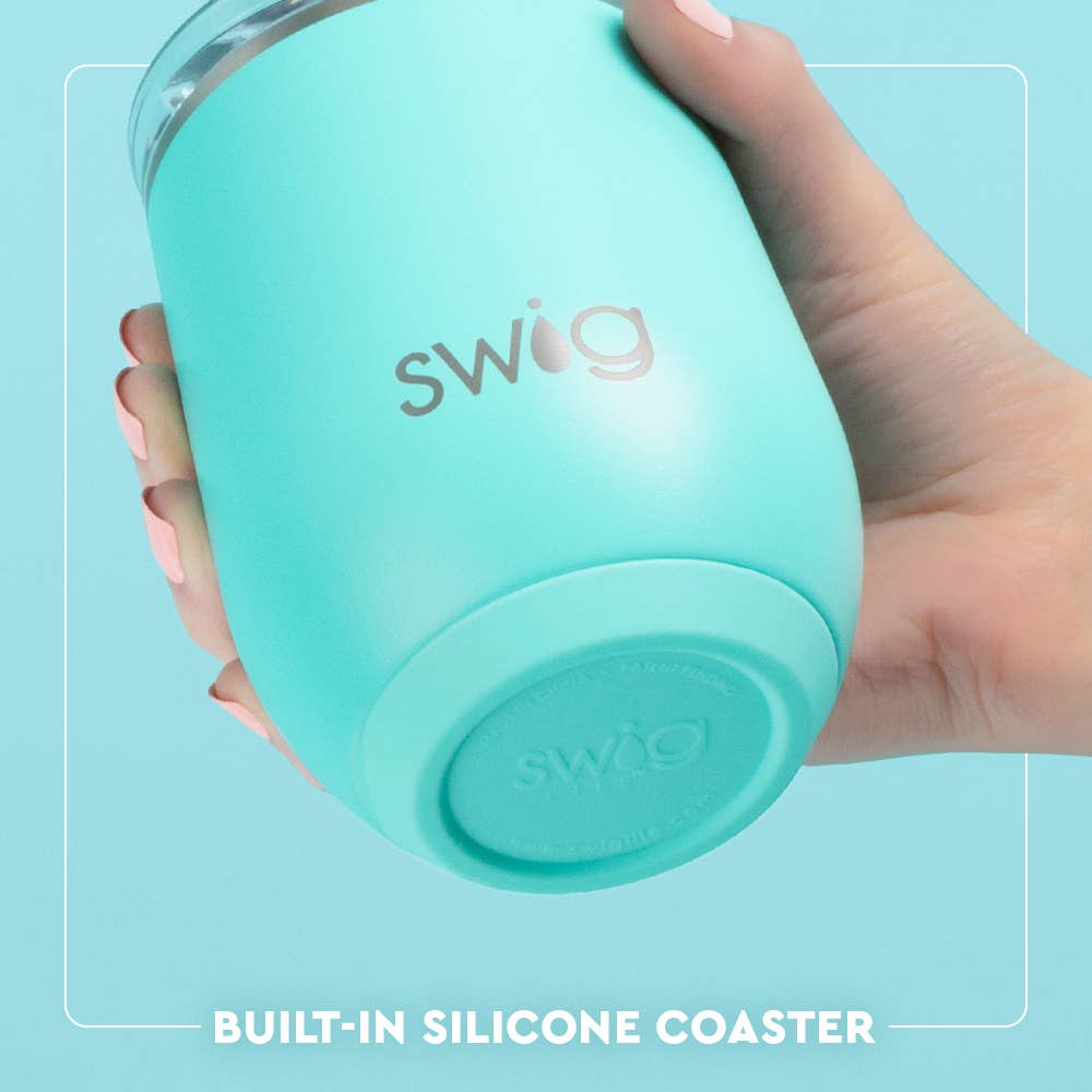 Sea Swirl Stemless Wine Cup (12oz)