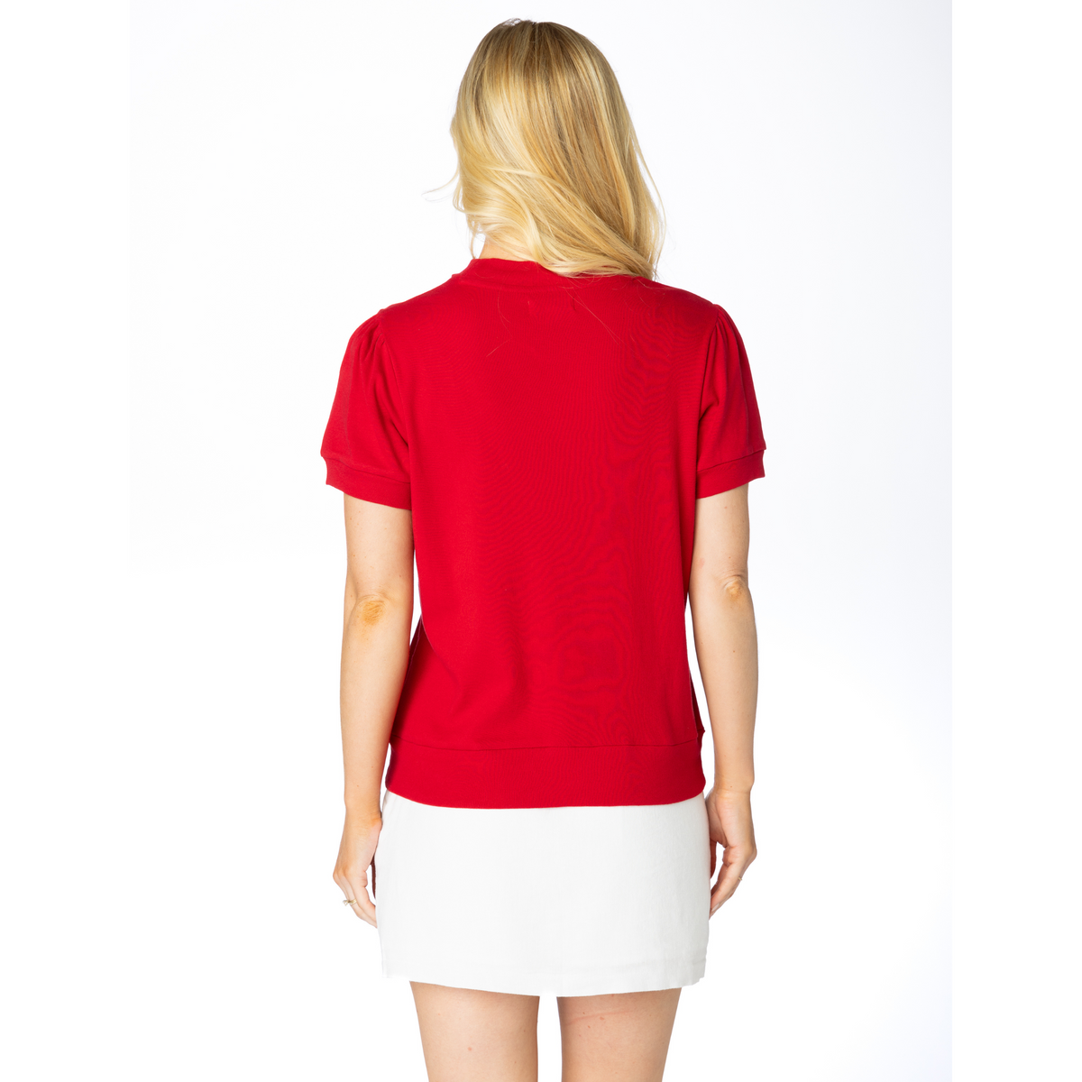 The Dawgs Glitter Script Short Sleeve Top