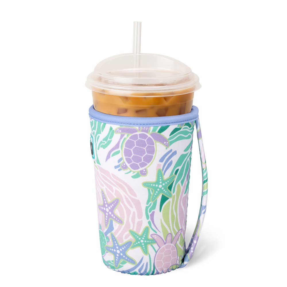 Sea Swirl Iced Cup Coolie (Medium)