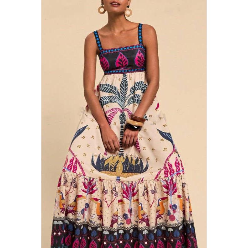 Summer Bohemia Print Dress