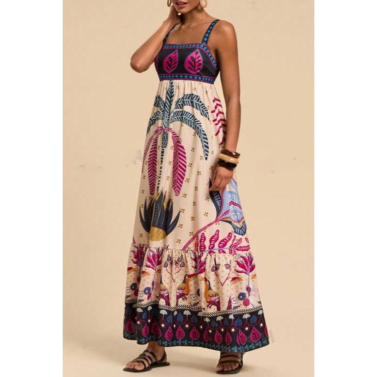 Summer Bohemia Print Dress