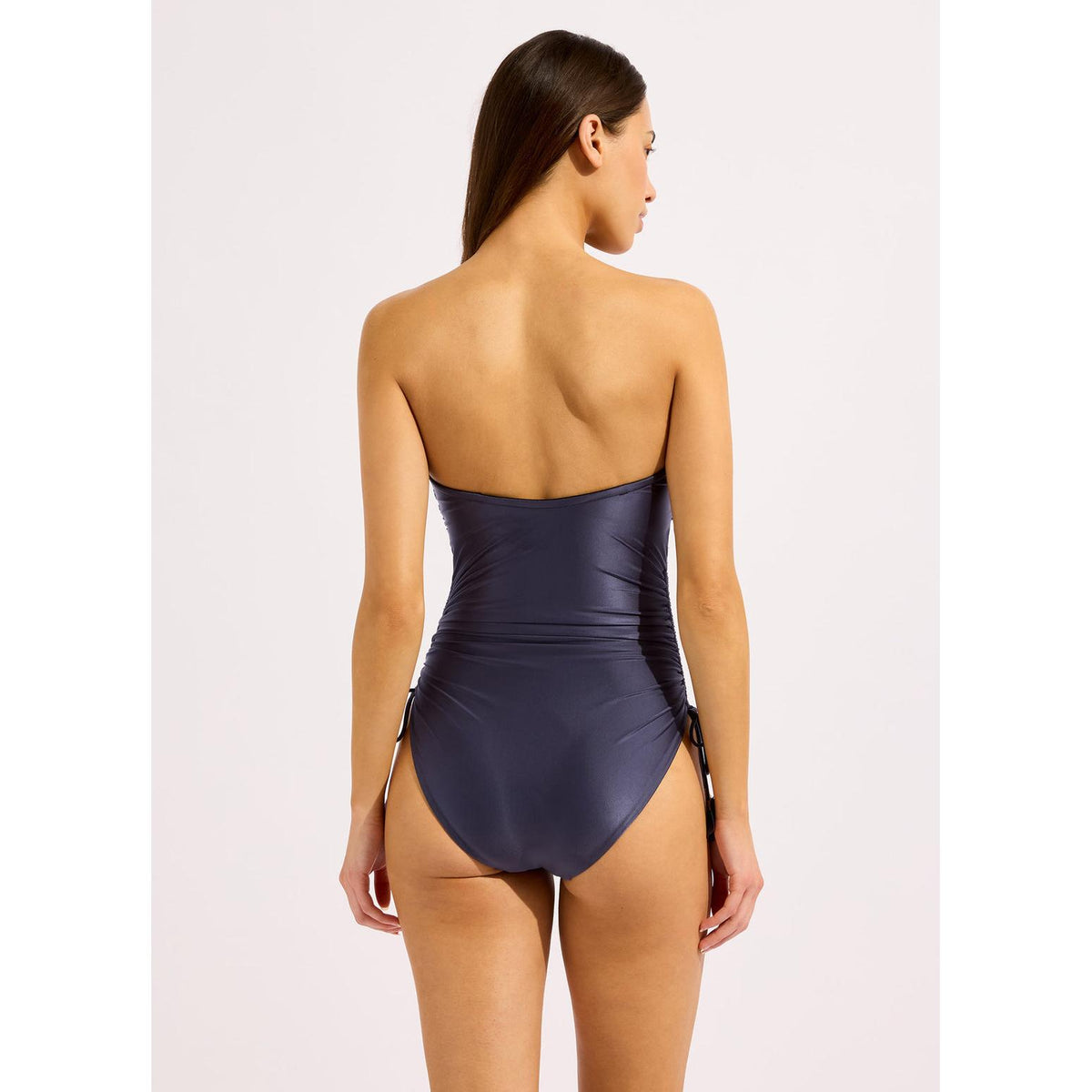 Belle DD Drawstring Bandeau One Piece