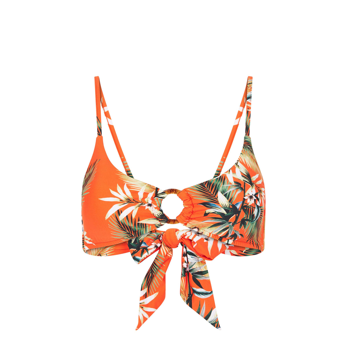Ocean Alley Ring Front Bralette Bikini Top