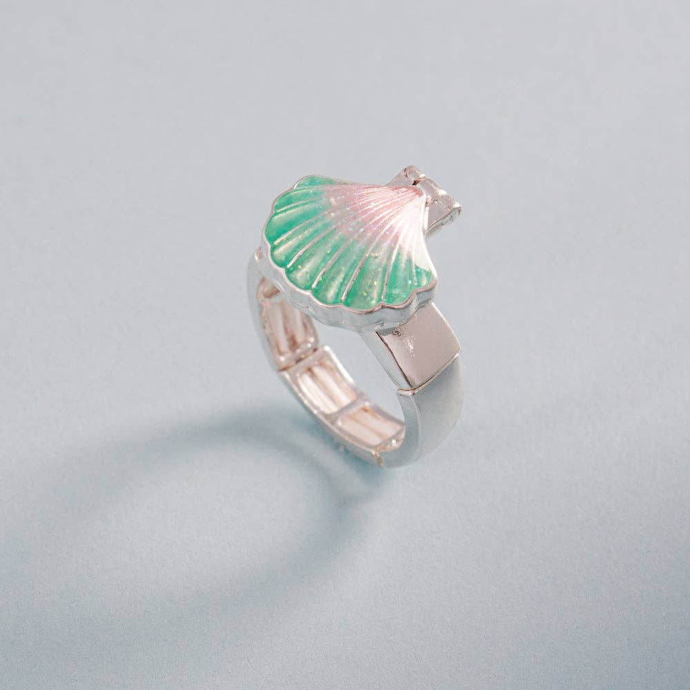 Shell Locket Stretch Ring
