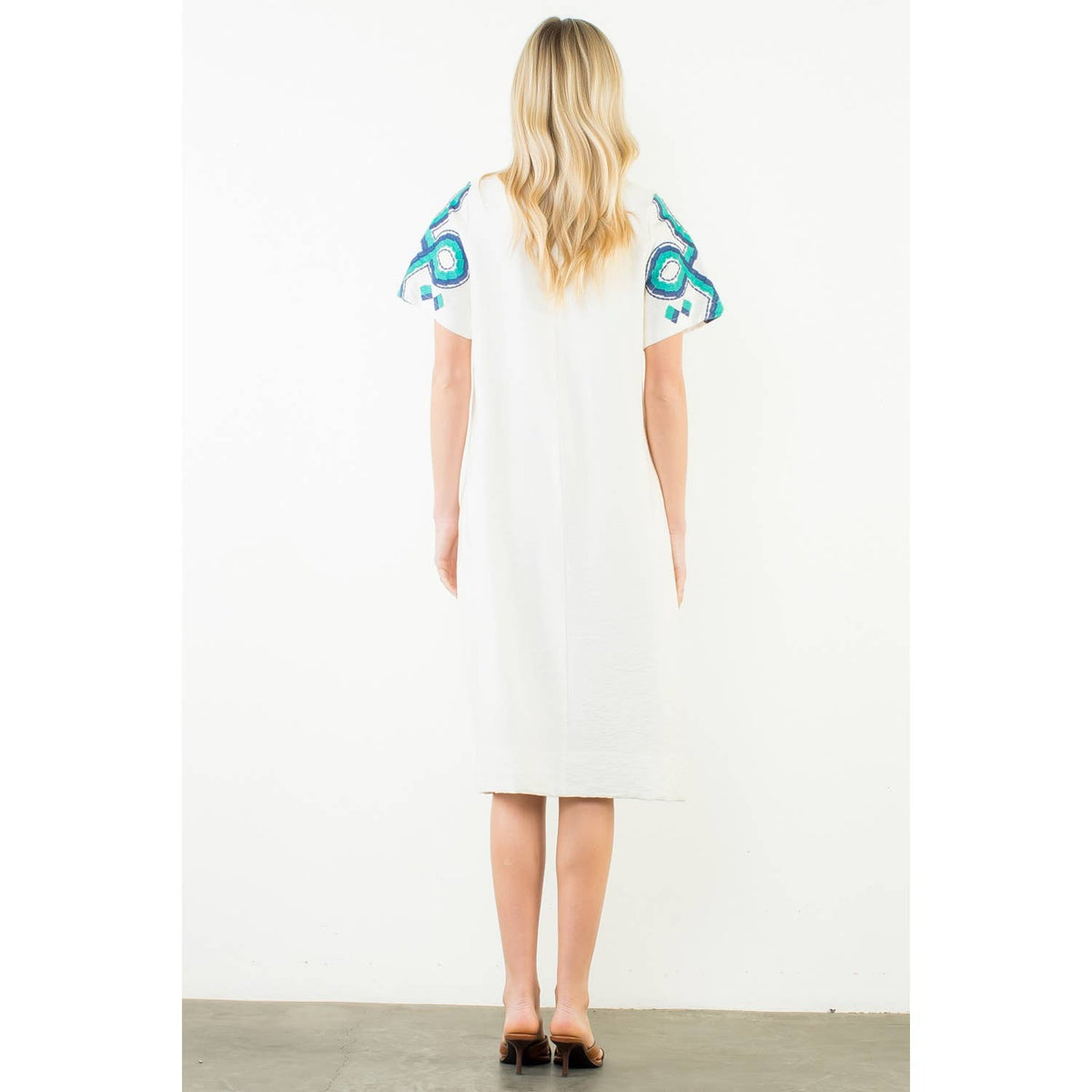 Kaia Embroidered Dress