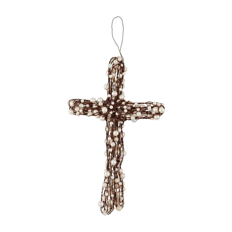 Pearl Wired Cross