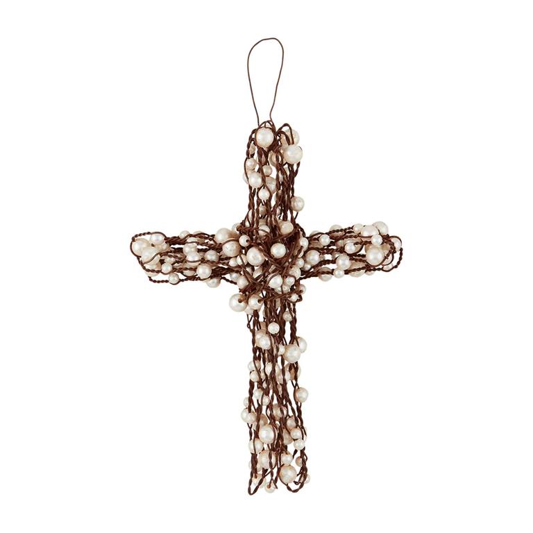 Pearl Wired Cross