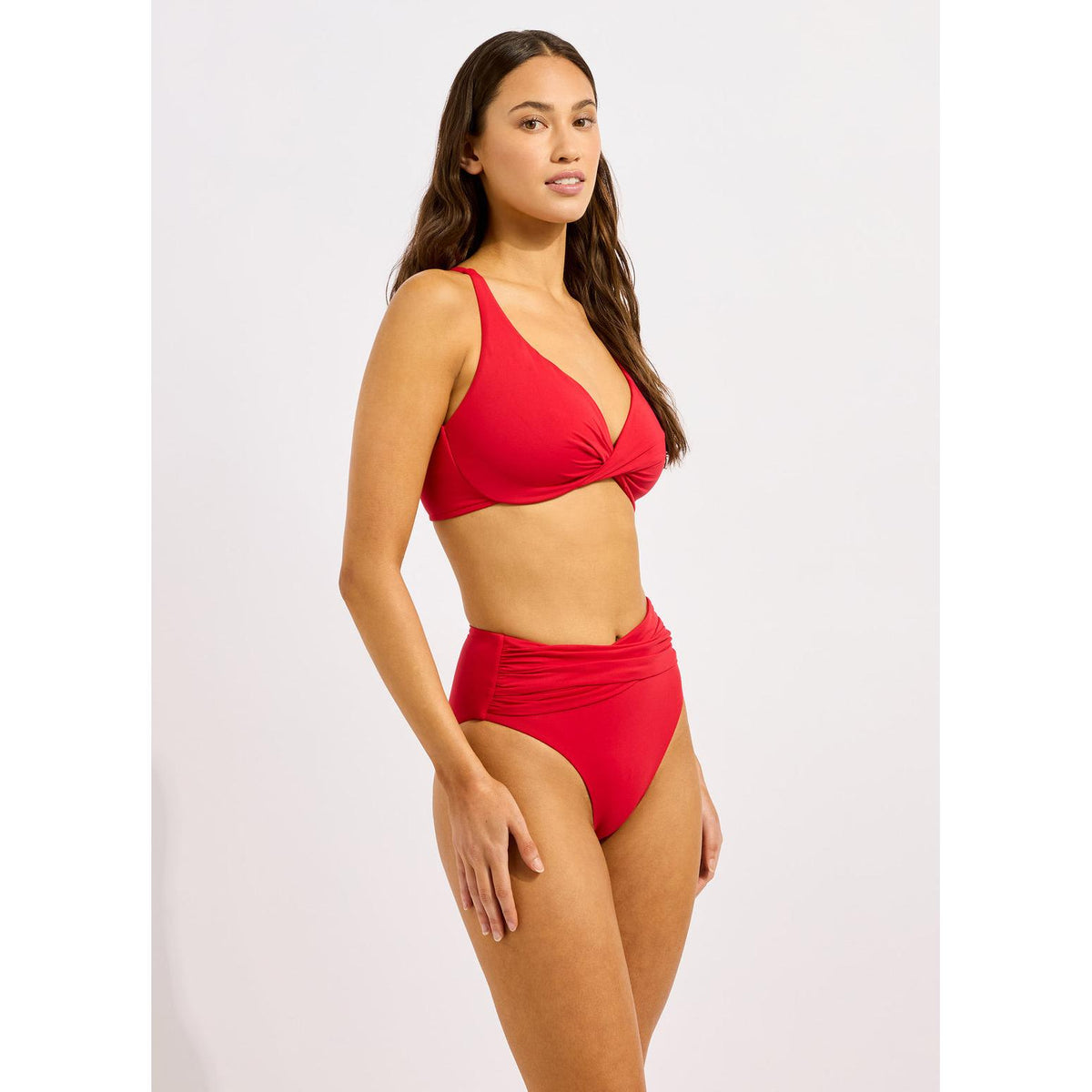 Seafolly Collective High Waist Wrap Front Bikini Bottom