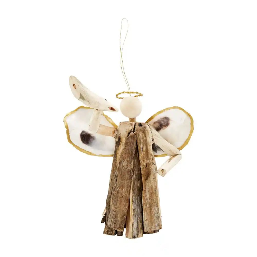 Angel Oyster Ornament