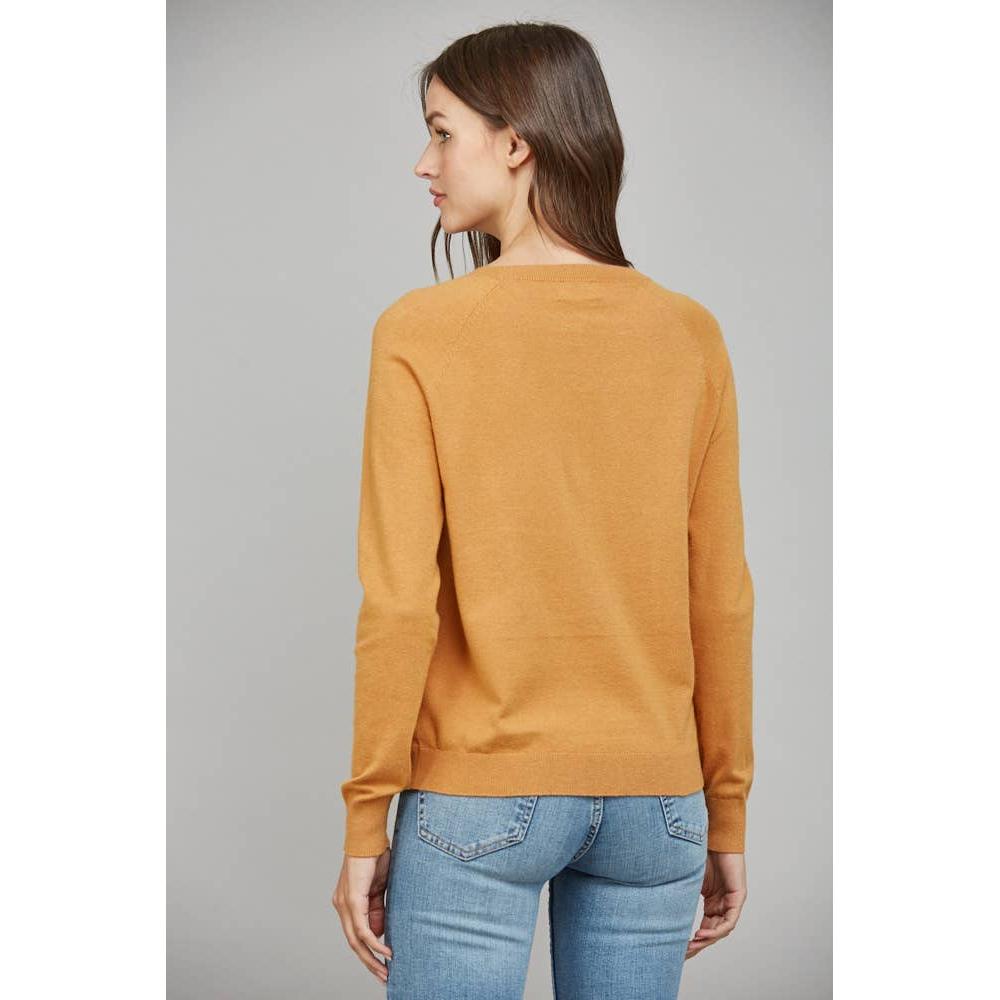 Horse Intarsia Knit Crew Neck Sweater