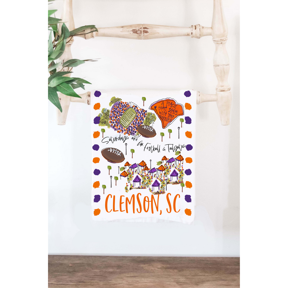 Clemson Tea Towel