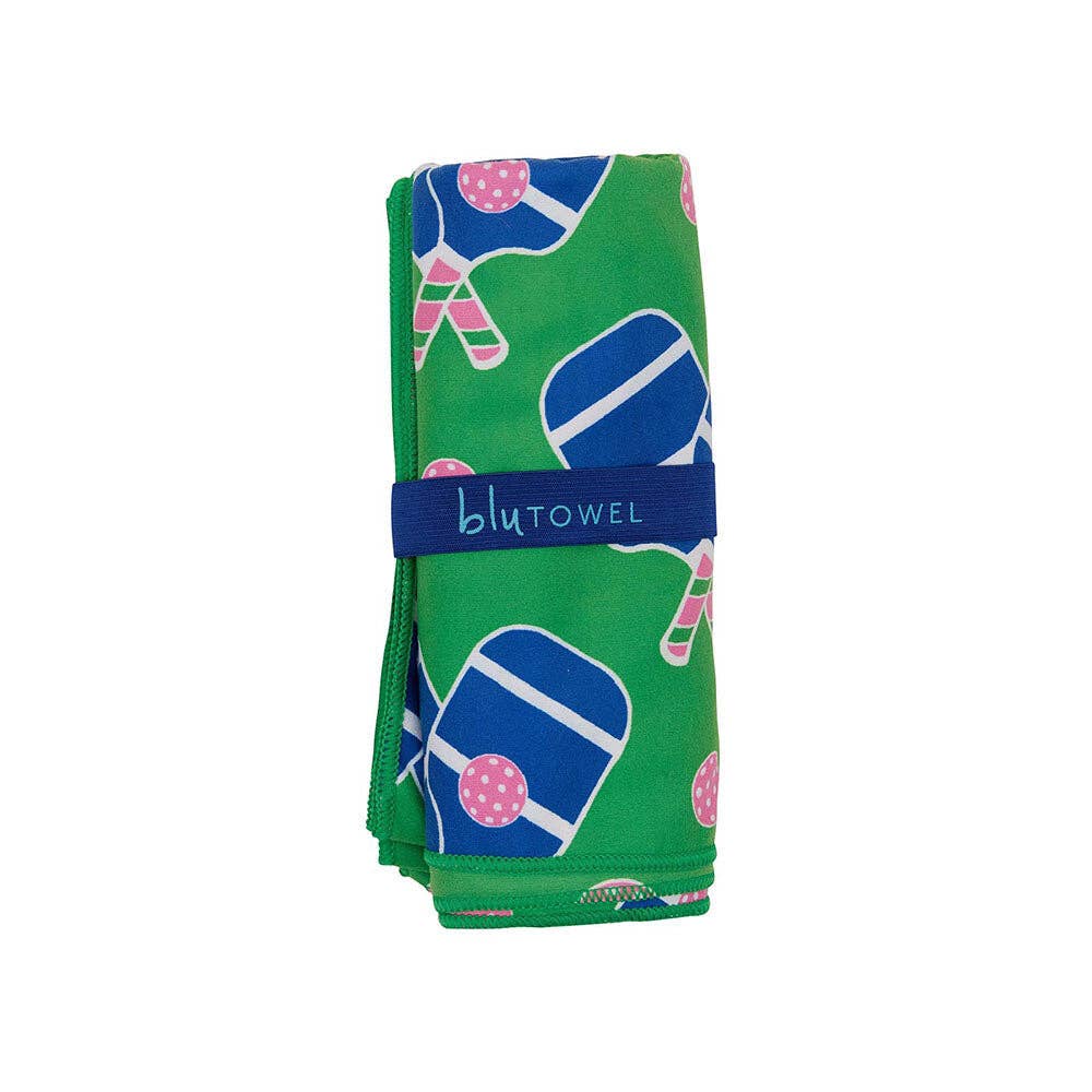 Pickleball Fun Reversible Beach Towel