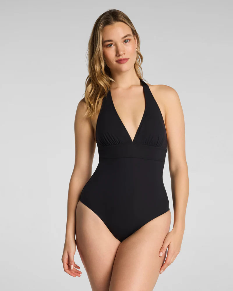 SPANXsculpt® Swim Halter One Piece
