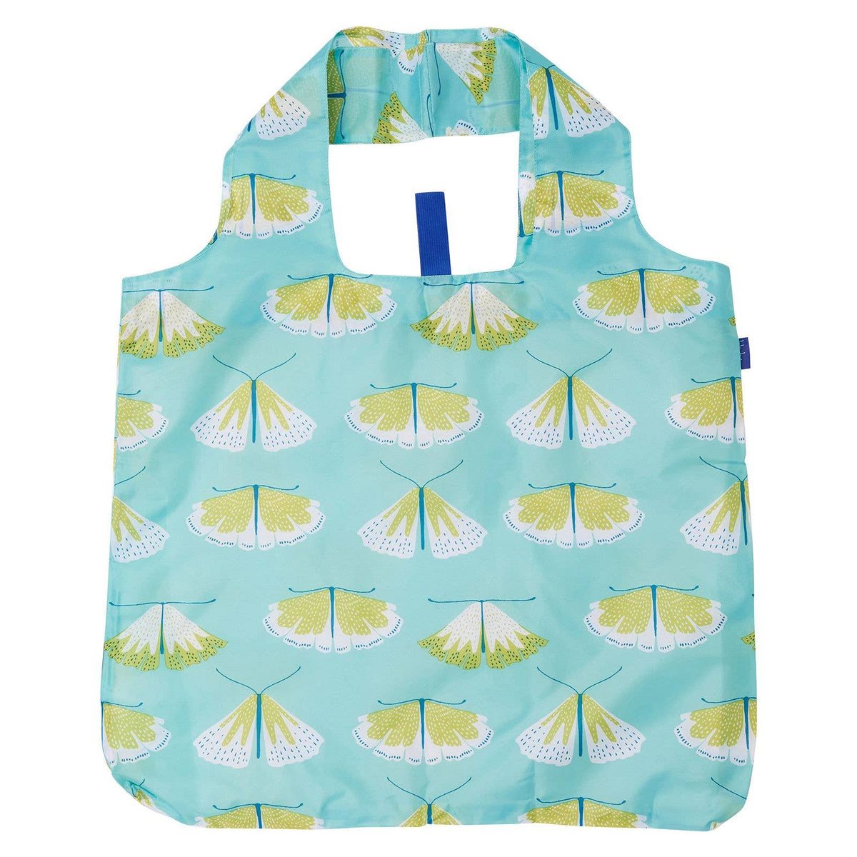 Moths Reusable Shopper blu Bag