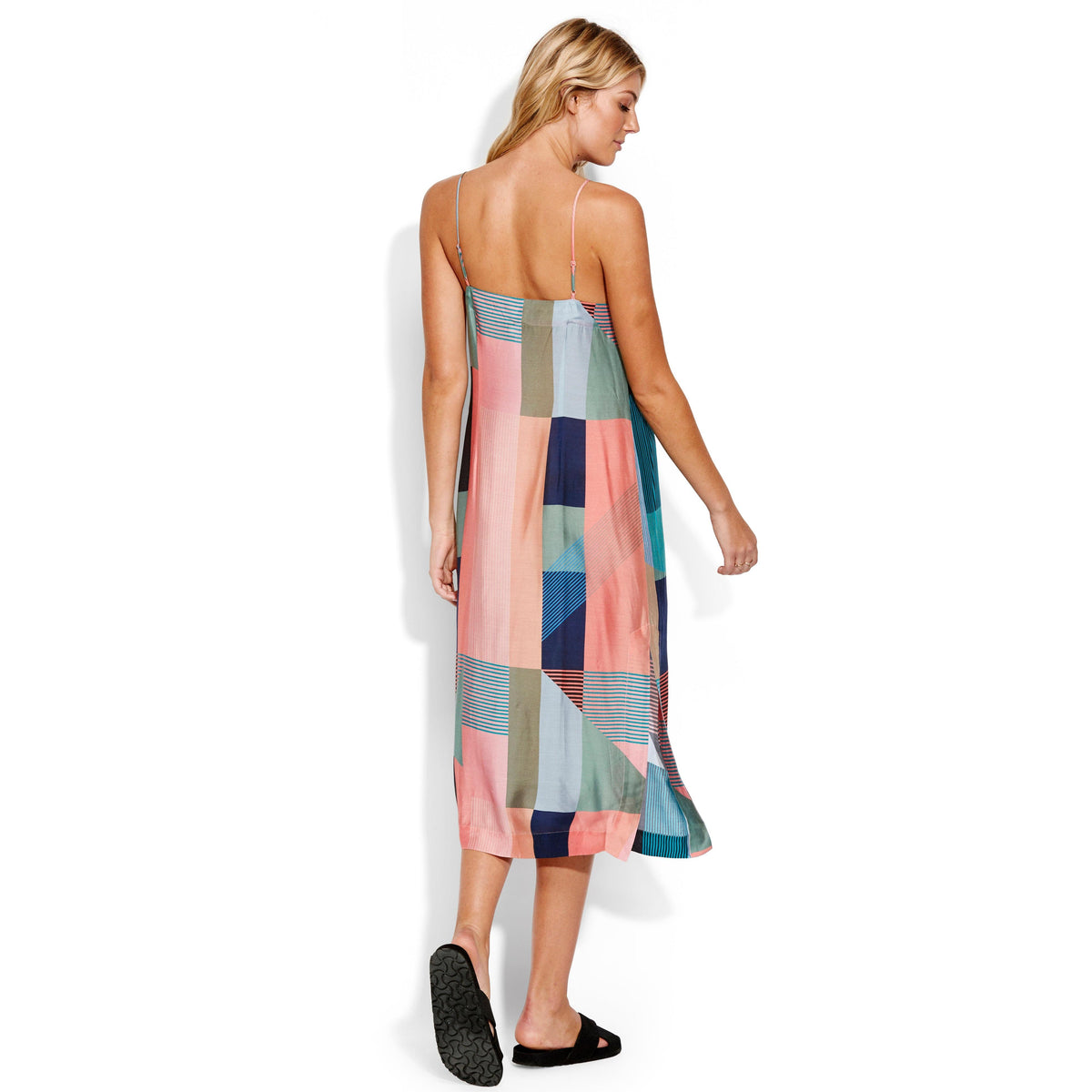 modern slip dress Lotus Bias Cut Silk Slip Dress Champagne
