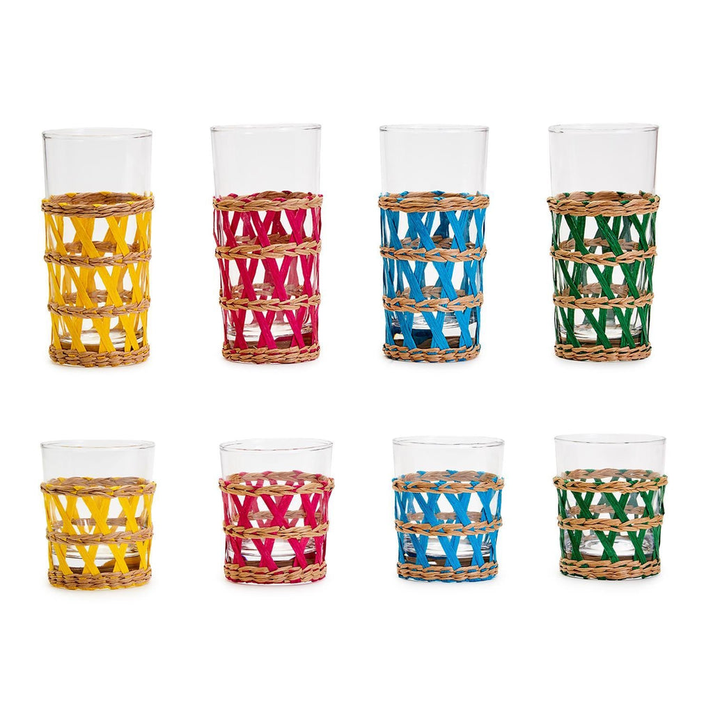Hampton Lattice Drinking Glasses – Splash on Main