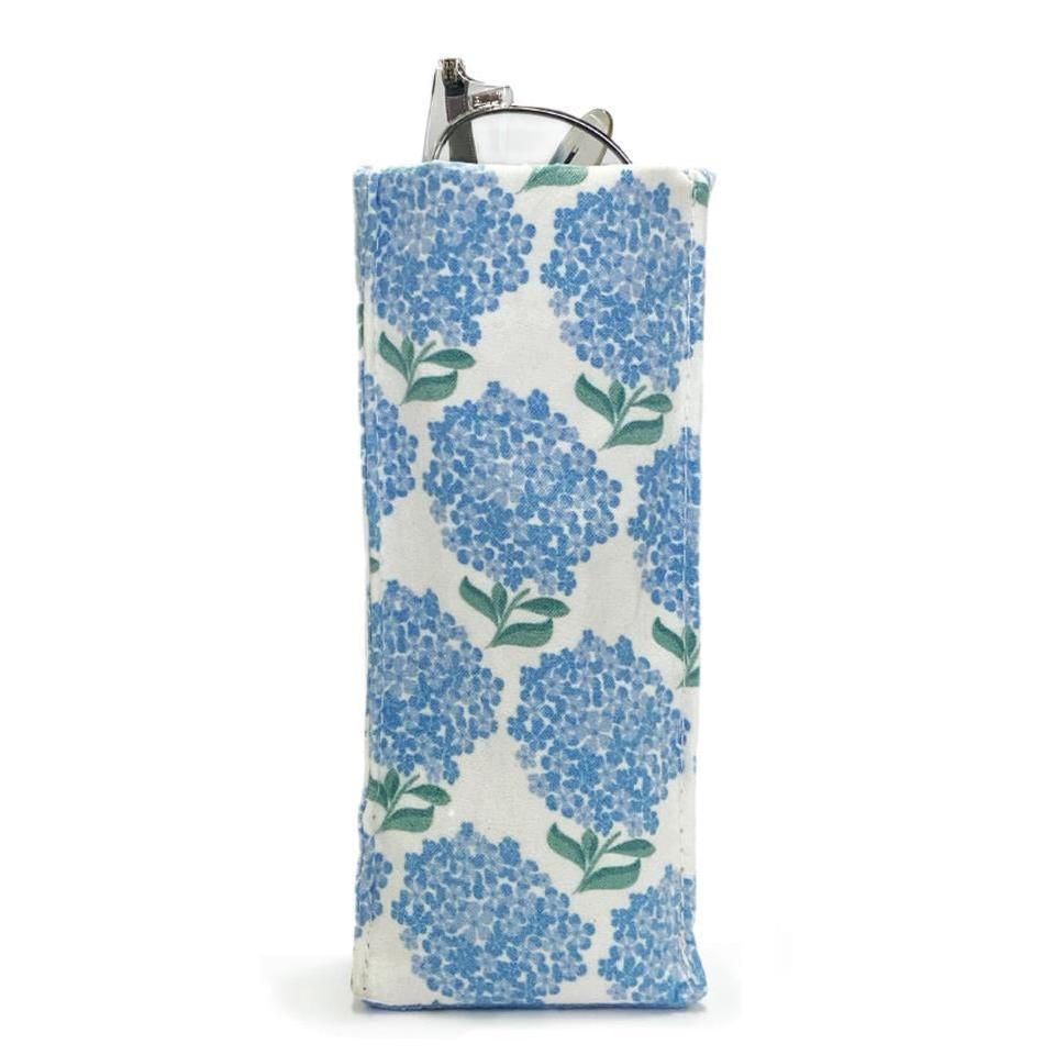 Blue Hydrangea Standing Weighted Eyeglass Holder