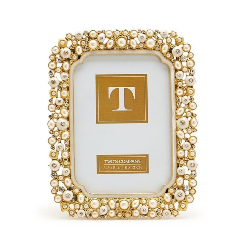 Pearl and Rhinestone Photo Frame