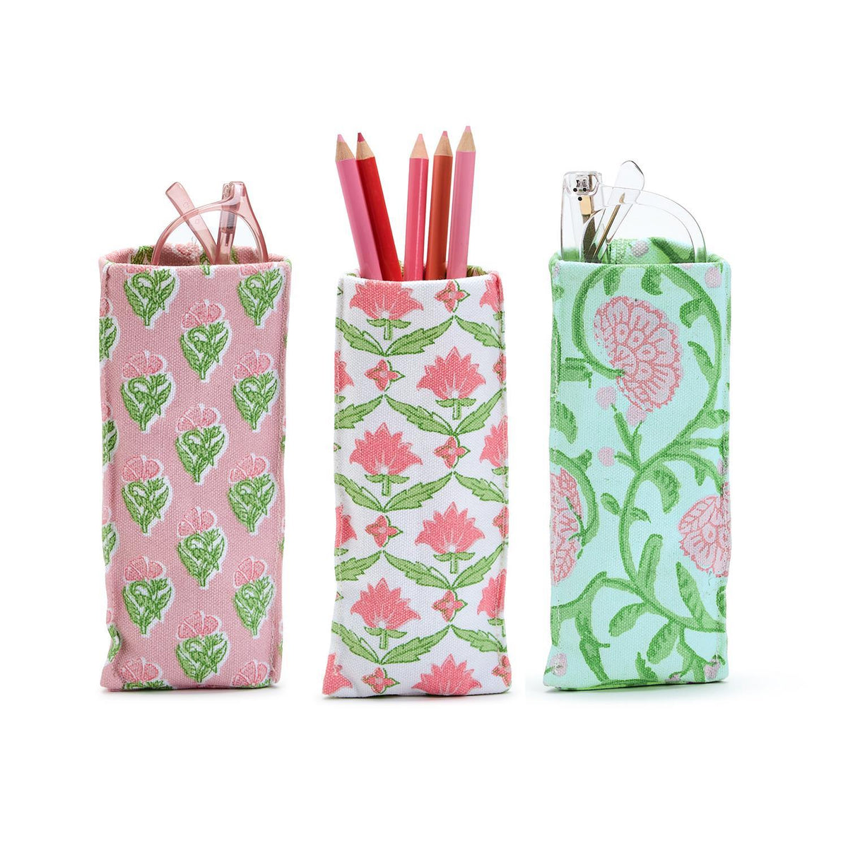 Looking Good Floral Block Eyeglass Holder
