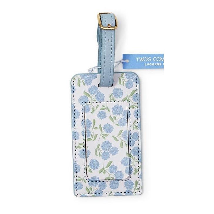 Hydrangea Luggage Tag
