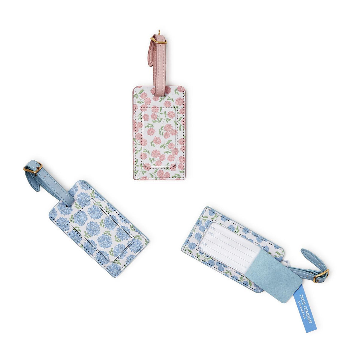Hydrangea Luggage Tag