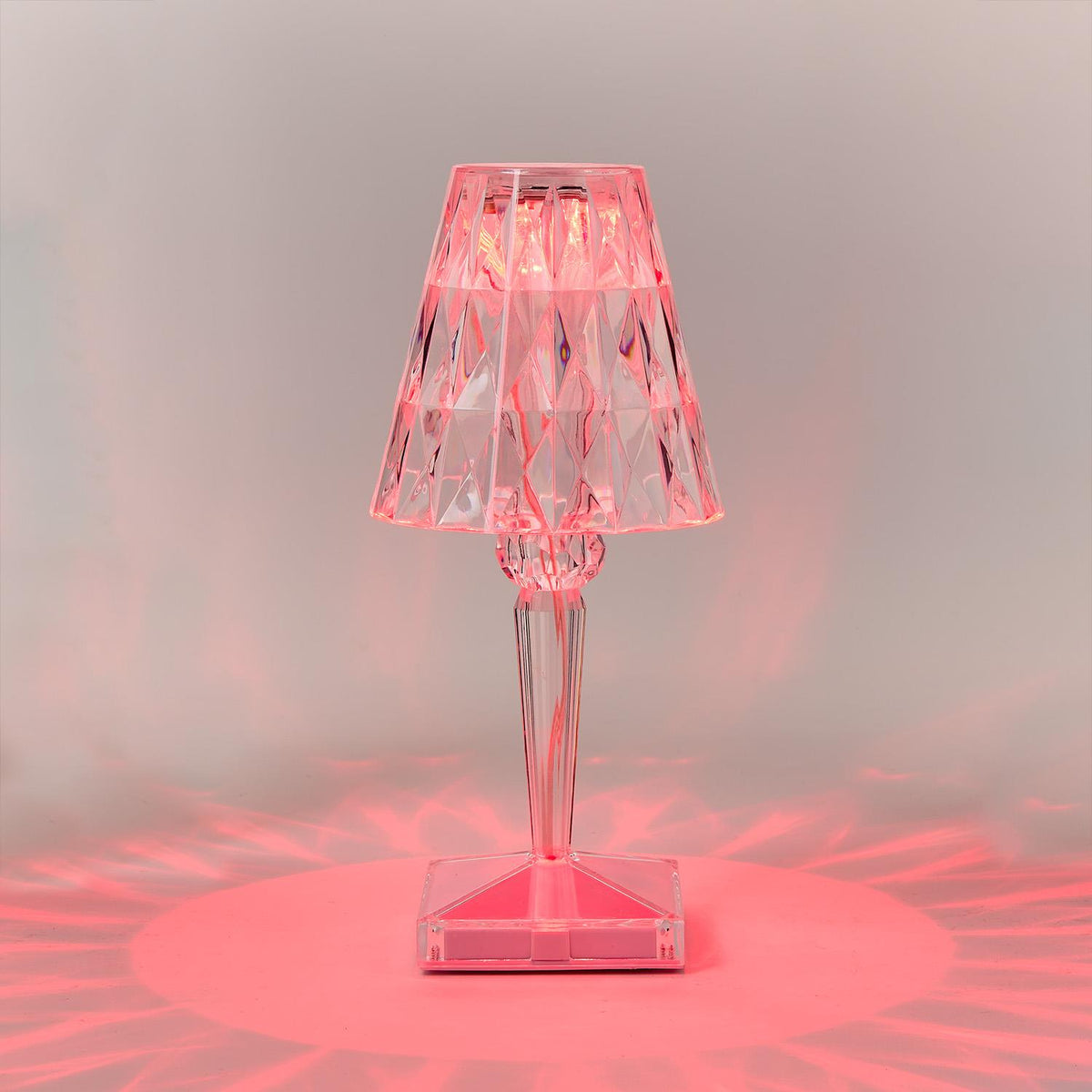LED Cordless Color-Changing Crystal Table Lamp