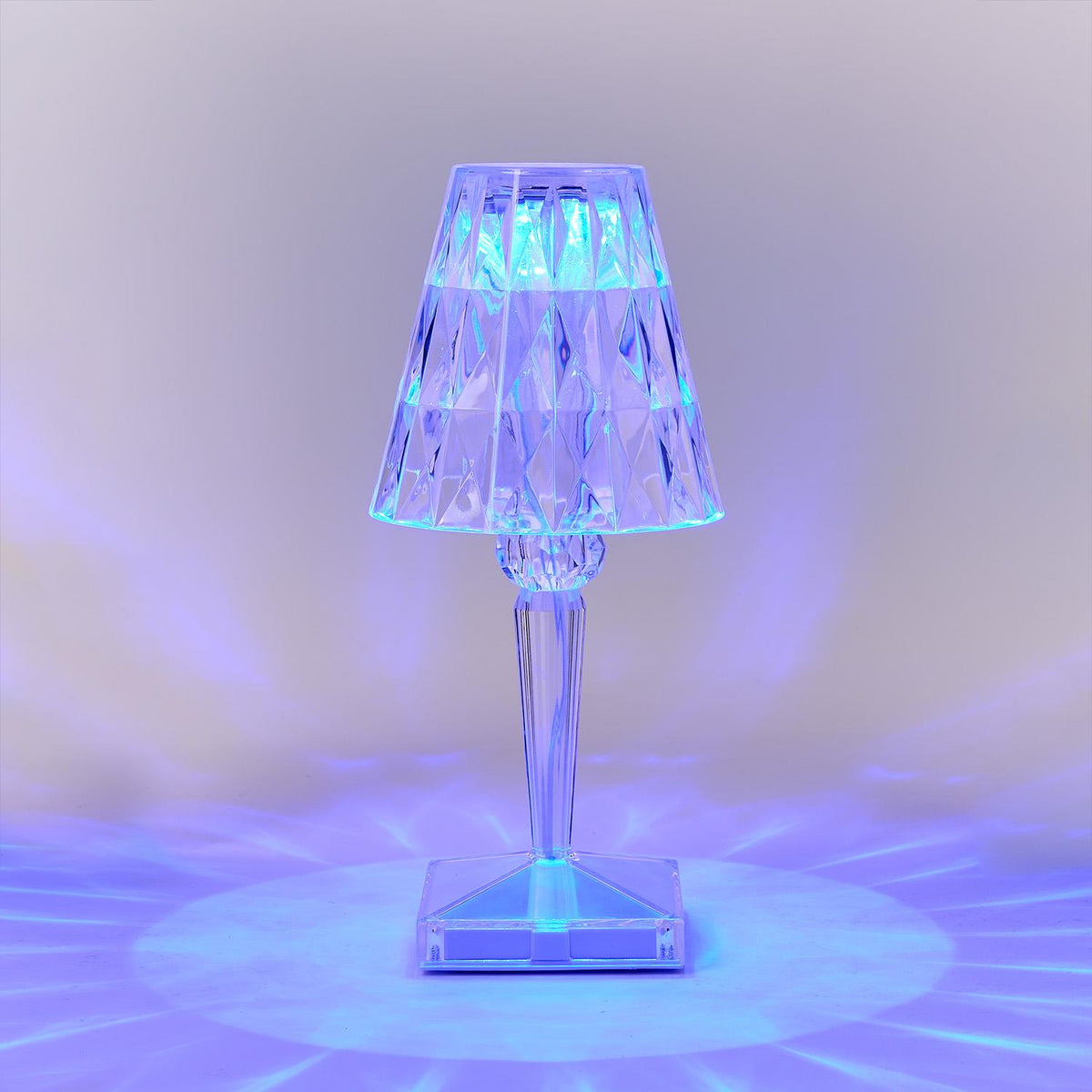 LED Cordless Color-Changing Crystal Table Lamp